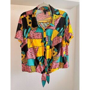 Disney Parks Jack and Sally Nightmare Before Christmas Shirt XXL